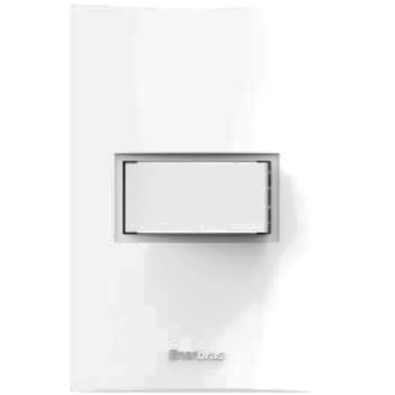 Conjunto Interruptor Paralela Enerbras Beleze Branco Ref 1406-EP
