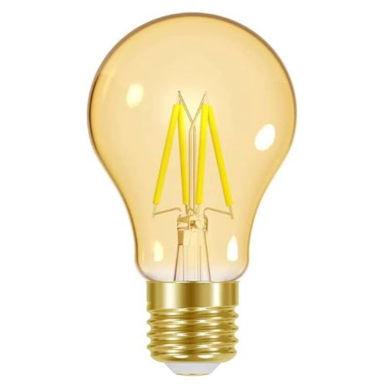 Lâmpada Led Filamento Taschibra Vintage 4W Luz Ambar