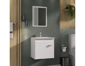 Conjunto Para Banheiro Fabribam Econômico 40 cm Branco