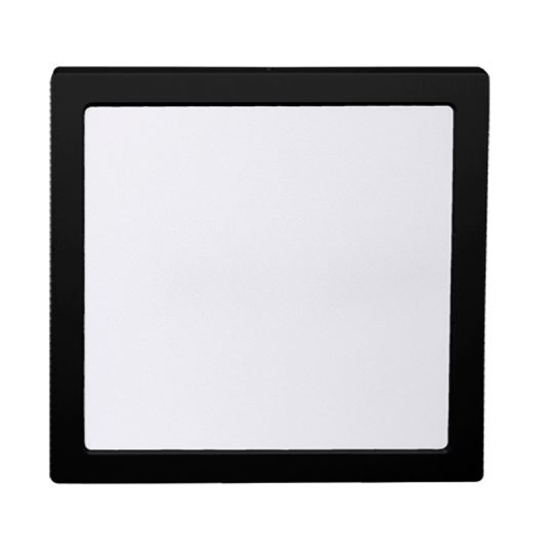 Painel de Sobrepor Led Taschibra Lys 18W Luz Branca Quadrado Preto