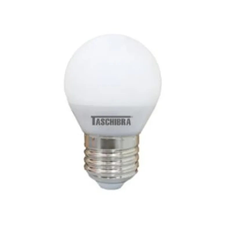 Lâmpada Led Bolinha Taschibra 4,8W 2700W Luz Amarela