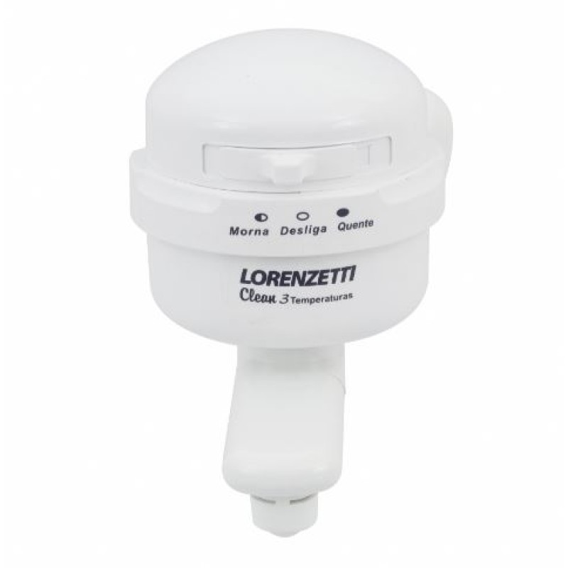 Torneira Elétrica Lorenzetti 4500W 127V Clean Branca