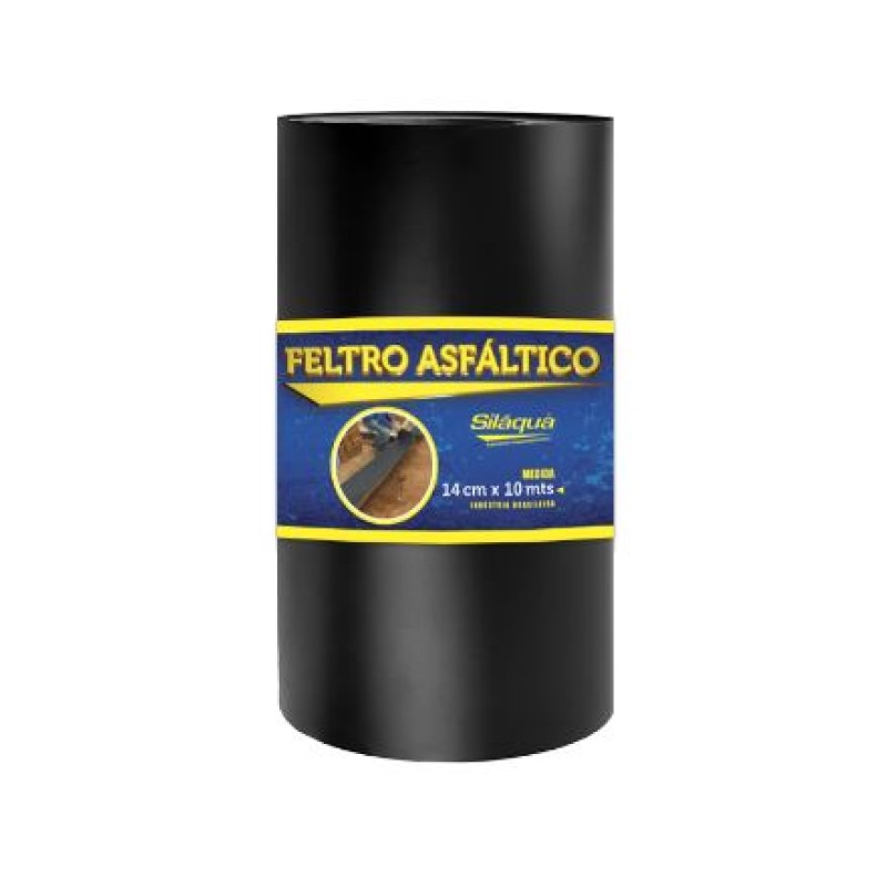 Feltro Asfáltico Siláqua 14cm x 10 Metros