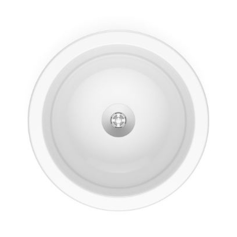 Cuba de Sobrepor e Embutir Oval Incepa 36 cm x 36 cm Branco