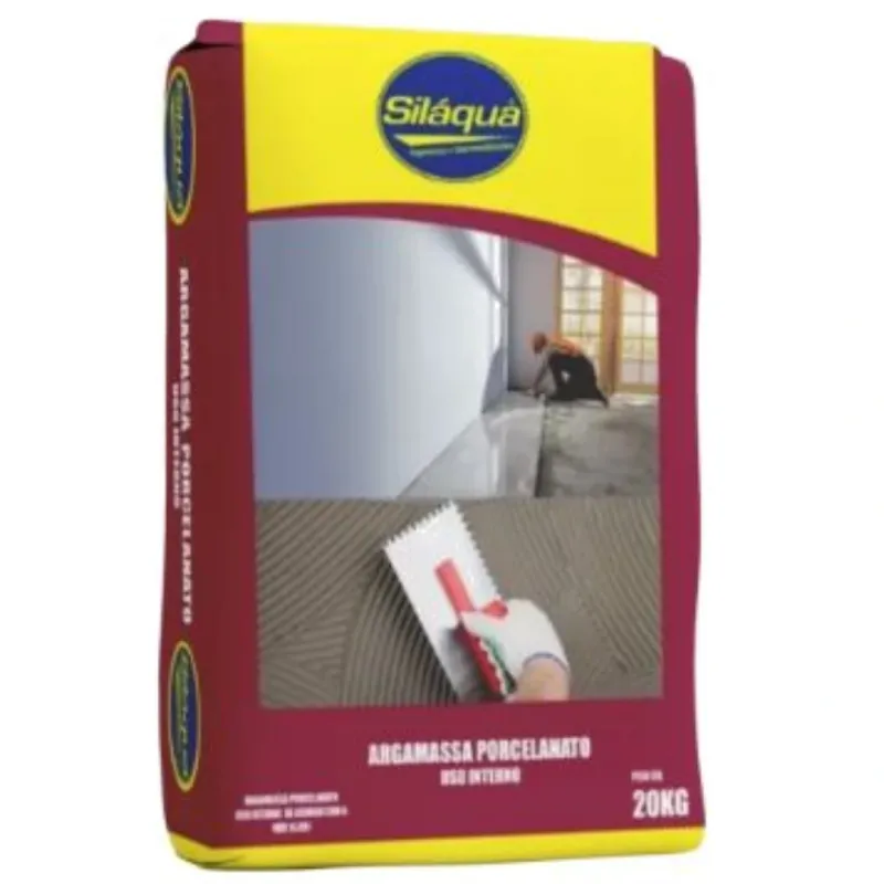 Argamassa Silaqua 20kg Porcelanato Cinza Interna
