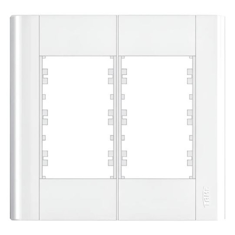 Conjunto Placa 4x4 6 Posição Fame Modulare Branco R.230