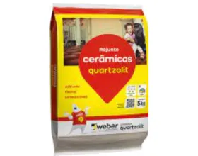 Rejunte Quartzolit Cerâmica 5kg Bege