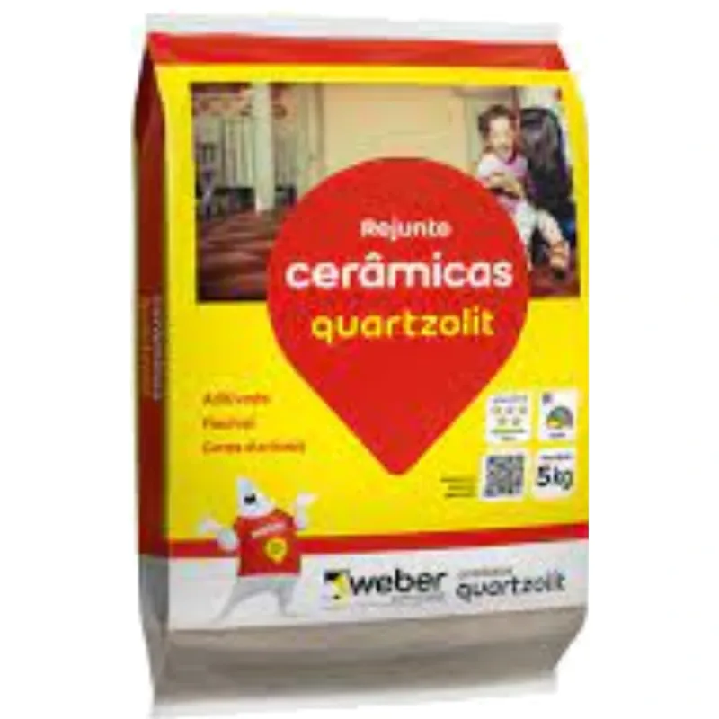 Rejunte Quartzolit Cerâmica 5kg Bege