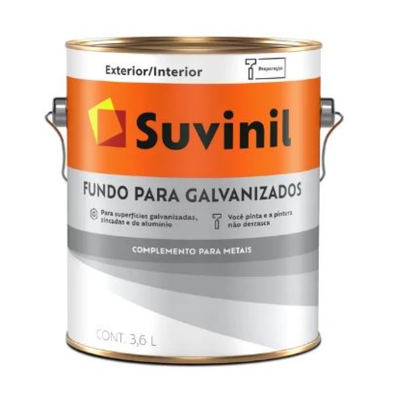 Fundo Para Galvanizado Suvinil 3,6 Litros