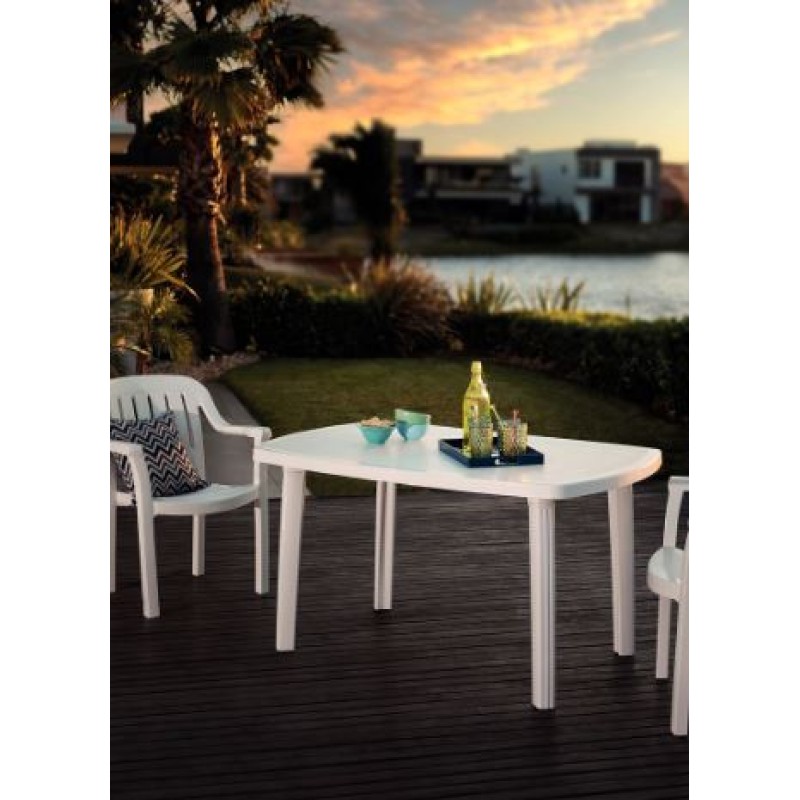 Mesa Retangular Tramontina Camboriu Branco R.92302/10