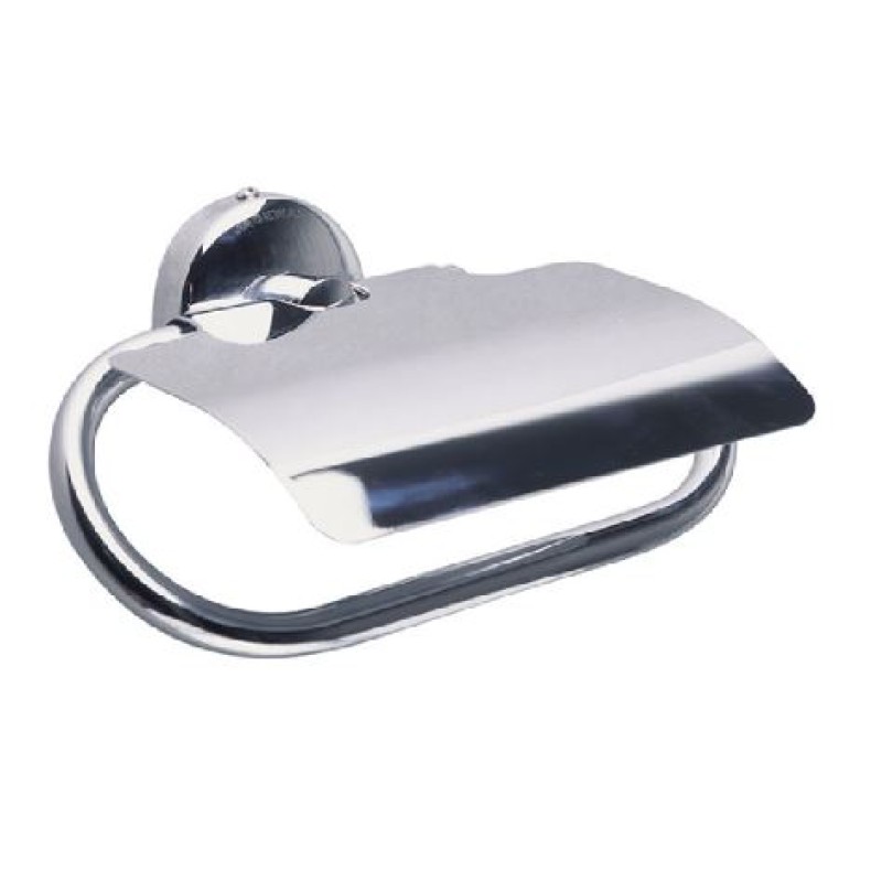 Porta Papel Jackwal C/Tampa Standard Cromado Ref 2834