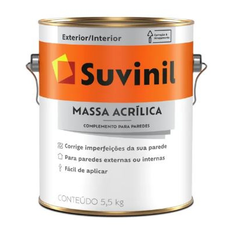 Massa Acrílica Suvinil 5,5 kg Branco