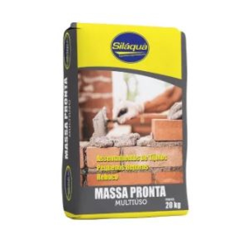 Massa Pronta Silaqua 20kg Cinza