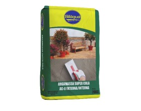 Argamassa Silaqua 20kg ACII Cinza Interna/Externa