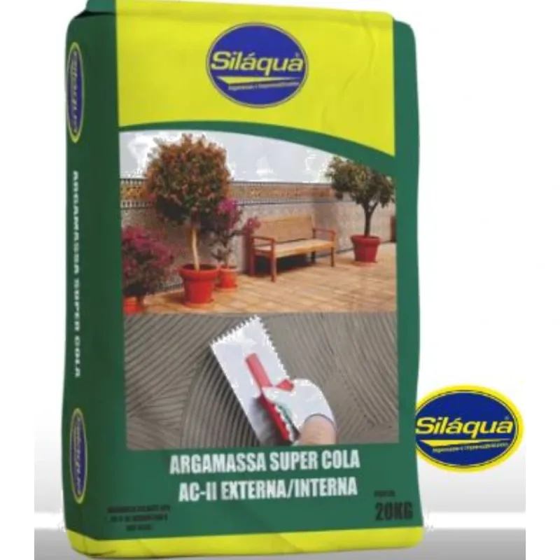 Argamassa Silaqua 20kg ACII Cinza Interna/Externa