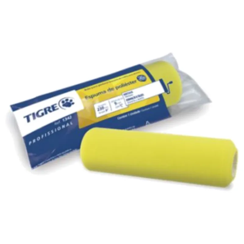 Rolo Espuma para Verniz e Esmalte Sintético Tigre 23cm R.1342-23
