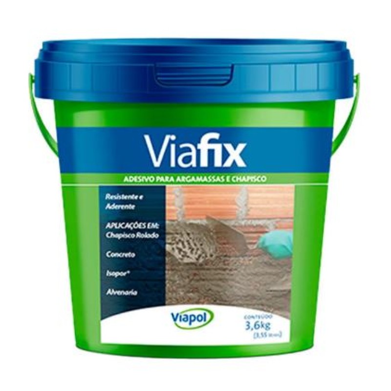 Adesivo Para Argamassa e Chapisco Viapol Viafix 3,6 Litros