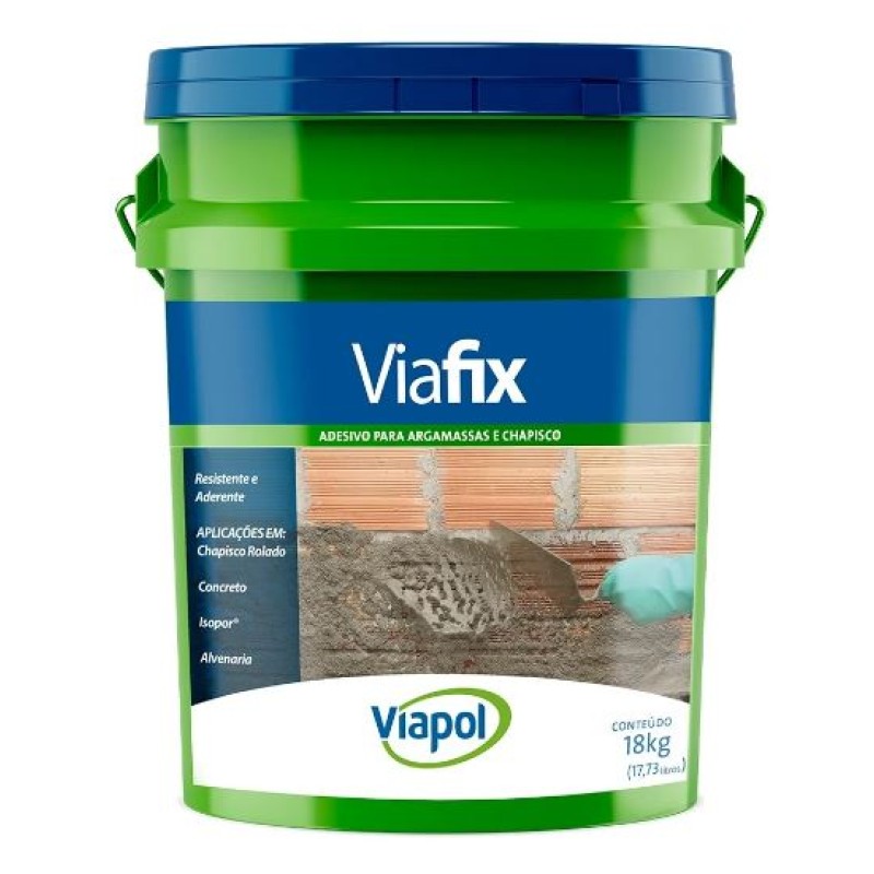 Adesivo Para Argamassa e Chapisco Viapol Viafix 18 Litros