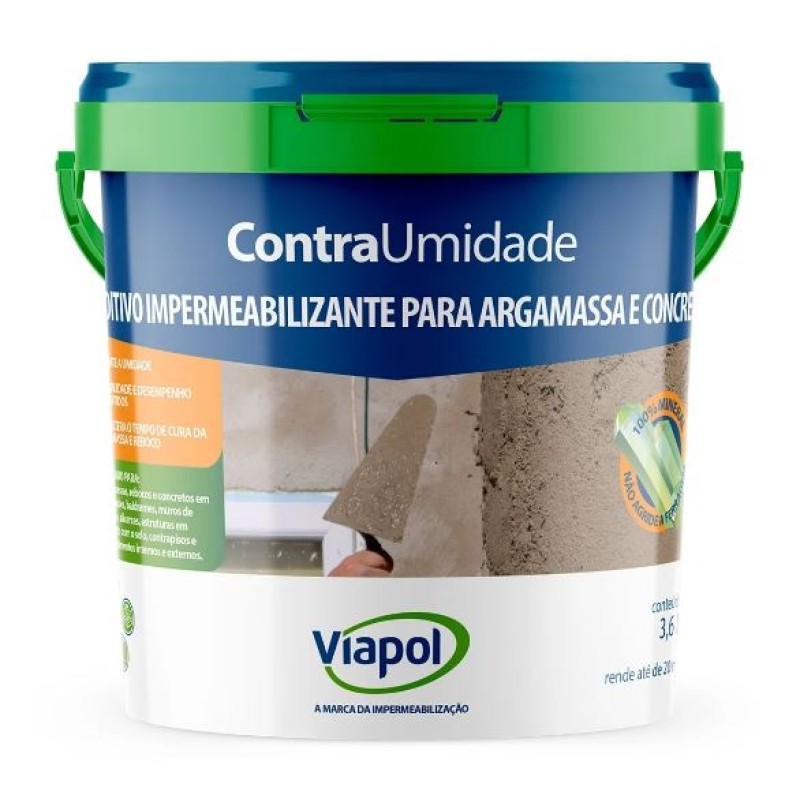 Aditivo impermeabilizante Viapol Contra Umidade 3,6 Litros