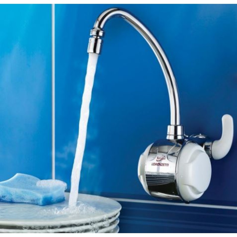 Torneira Elétrica Lorenzetti 5500W 220V Versátil Branco e Cromado