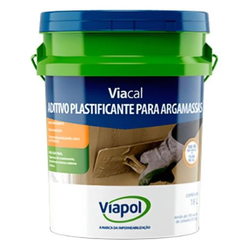 Aditivo Plastificante Viapol Viacal 18 Litros