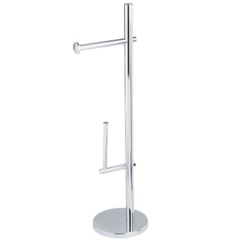Papeleiro Vertical Jackwal Suporte Reserva Flat Cromado Ref 9360