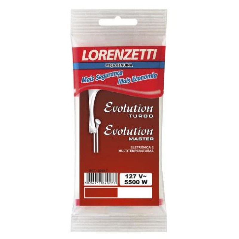 Resistência Chuveiro Lorenzetti 5500W 127V Evolution