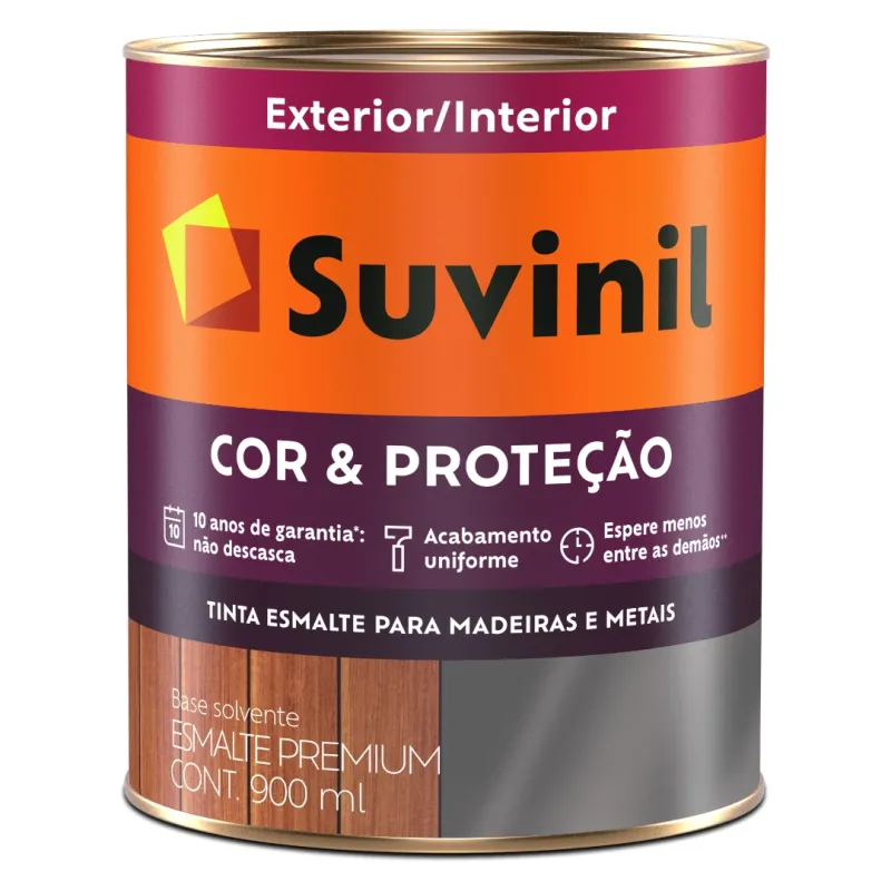 Tinta Esmalte Sintético Suvinil 0,900 ml Brilhante Verde Colonial