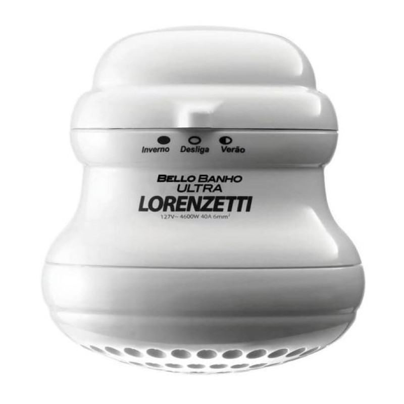 Chuveiro Elétrico Lorenzetti 3 Temperatura 5500W 220V Lorenbello Branco
