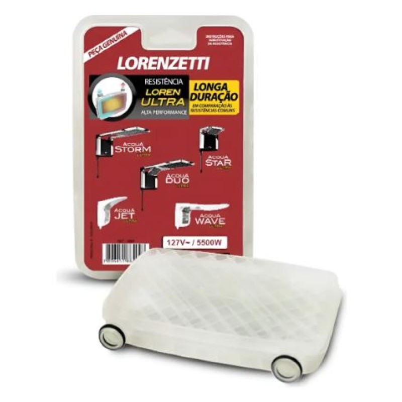 Resistência Chuveiro Lorenzetti 5500W 127V Acqua Ultra 