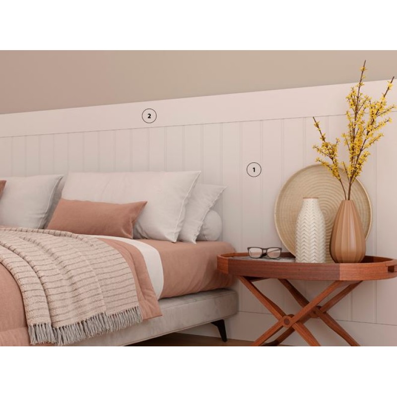 Rodapé Santa Luzia 15 cm x 240 cm Branco S/F R.496 RP/BR