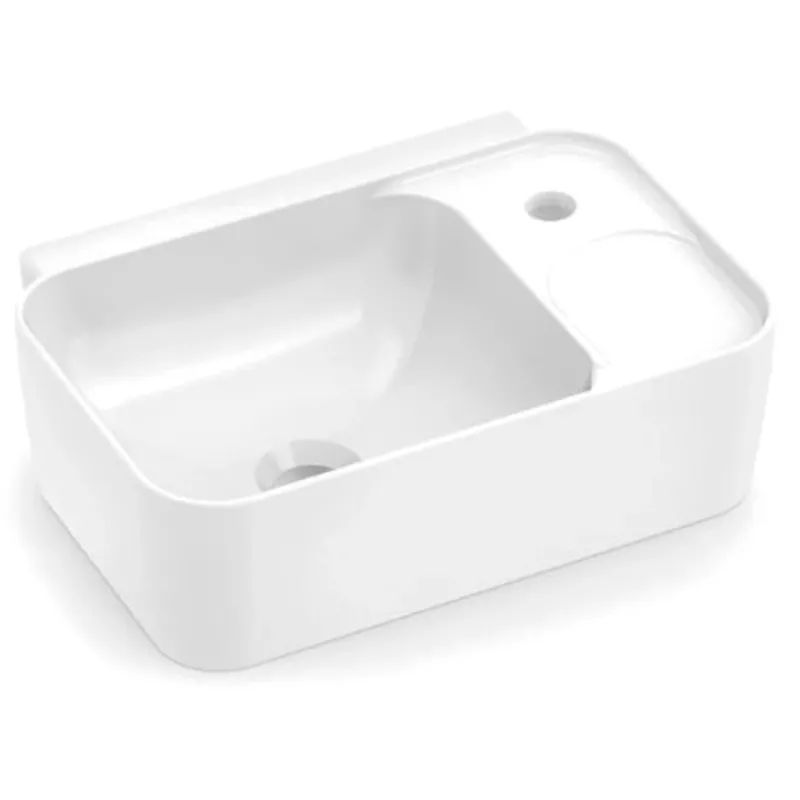 Lavatório de Apoio e Suspenso Incepa 41 cm x 30 cm Branco