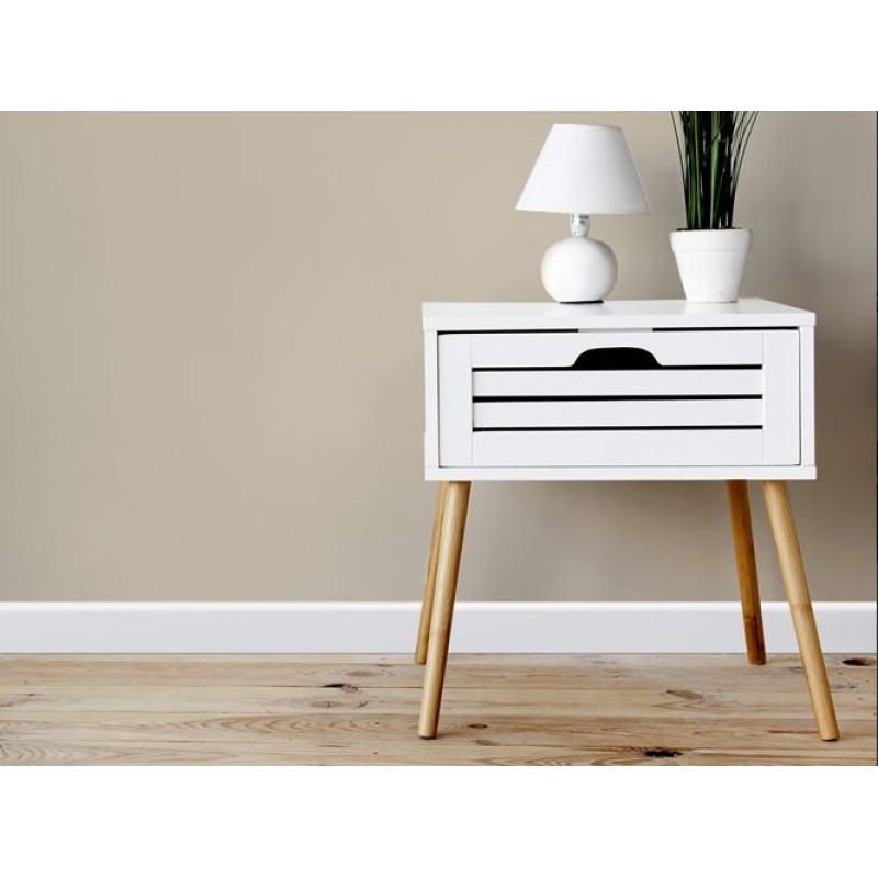 Rodapé Santa Luzia 7 cm x 240 cm Branco S/F R.446 RP/BR