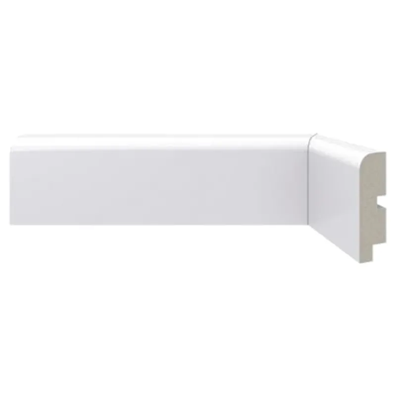 Rodapé Santa Luzia 7 cm x 240 cm Branco S/F R.446 RP/BR