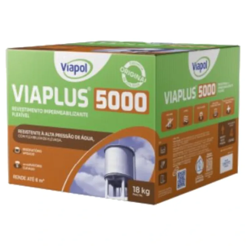 Argamassa impermeabilizante Viaplus 5000 Viapol 18 kg