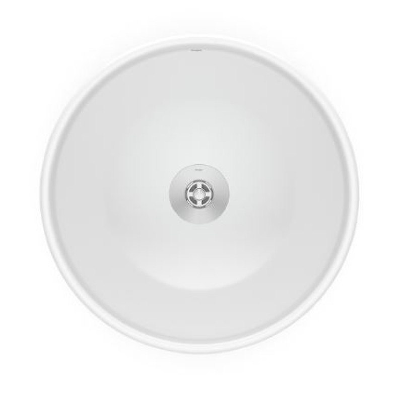 Cuba de Apoio Redonda Loft R Incepa 35 cm x 35 cm Branco