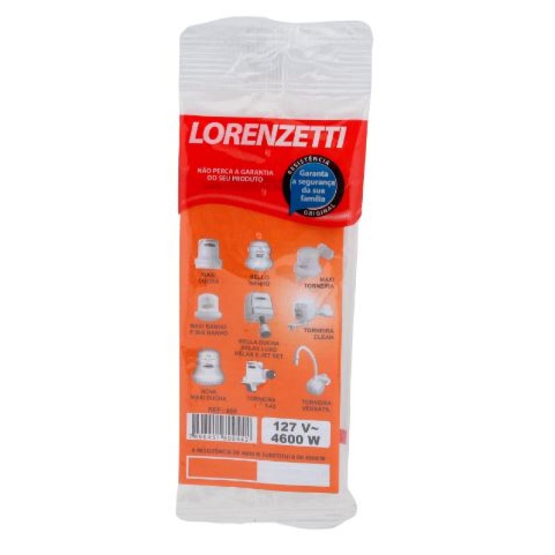Resistência Chuveiro e Torneira Lorezentti 4600W 127V Bello Banho/Versatil