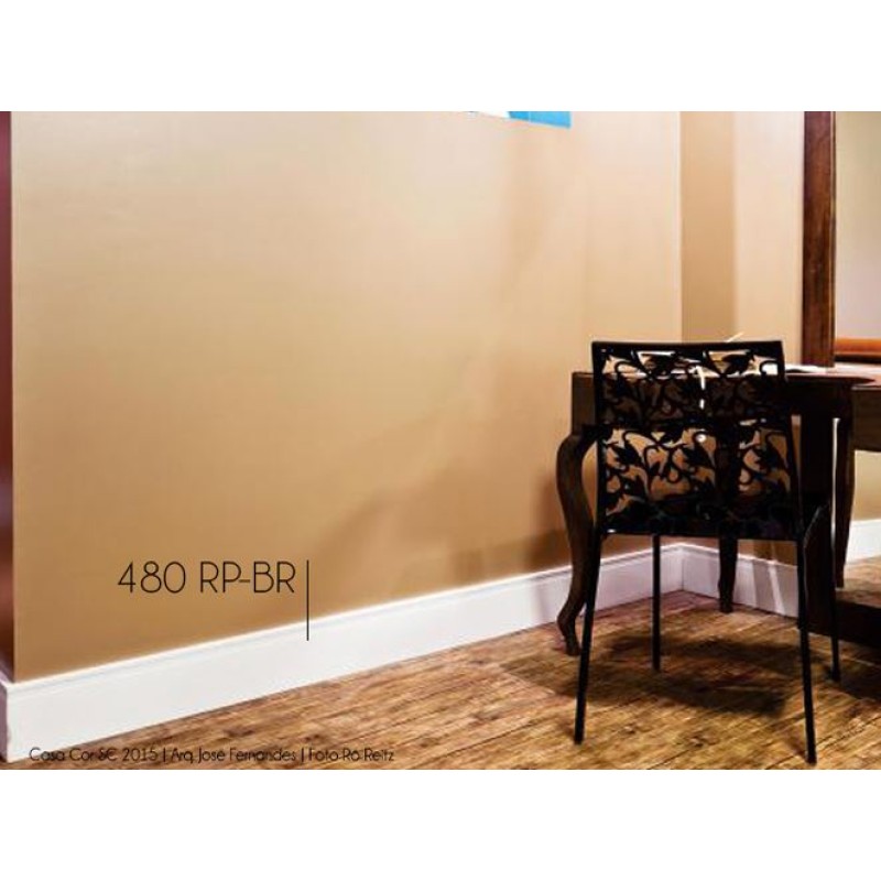 Rodapé Santa Luzia 15 cm x 240 cm Branco C/F R.480 RP/BR