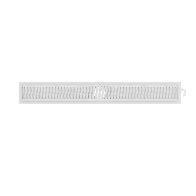 Ralo Linear Flat Tigre 90 cm Grelha Branca