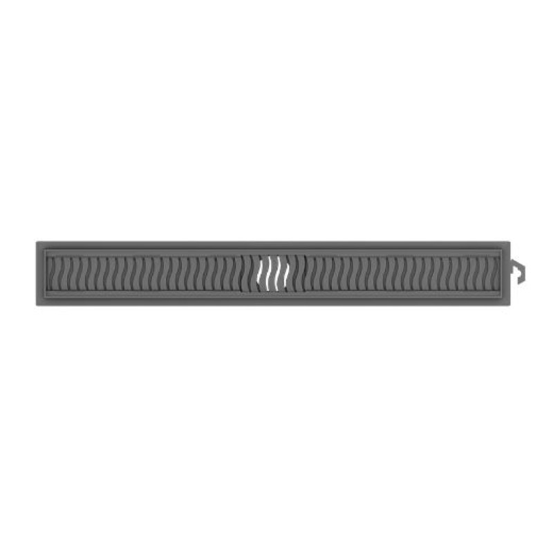 Ralo Linear Flat Tigre 90 cm Grelha Cinza