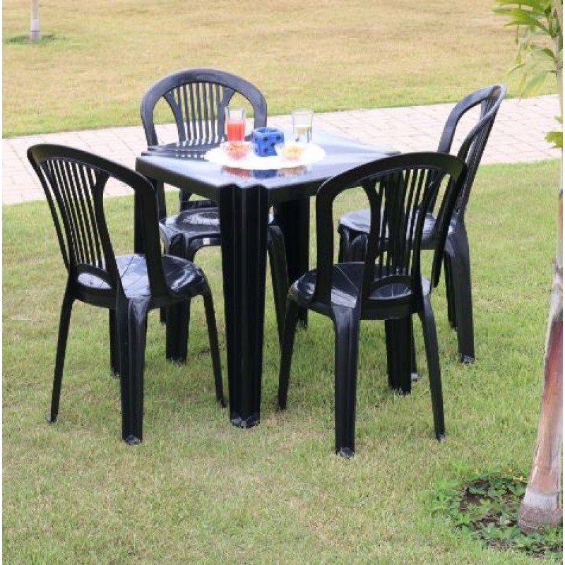 Mesa Quadrada Tramontina Tambu Preto