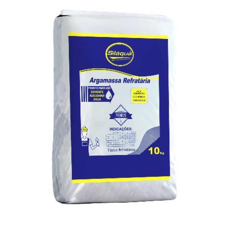 Argamassa Silaqua 10kg Refrataria