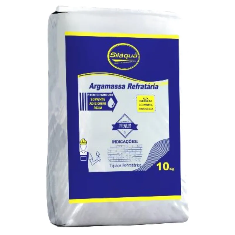 Argamassa Silaqua 10kg Refrataria