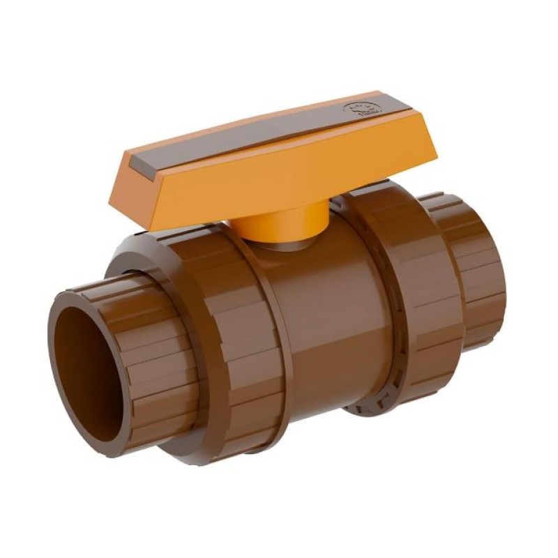 Registro Esfera 2 Porcas Soldável Tigre 75mm