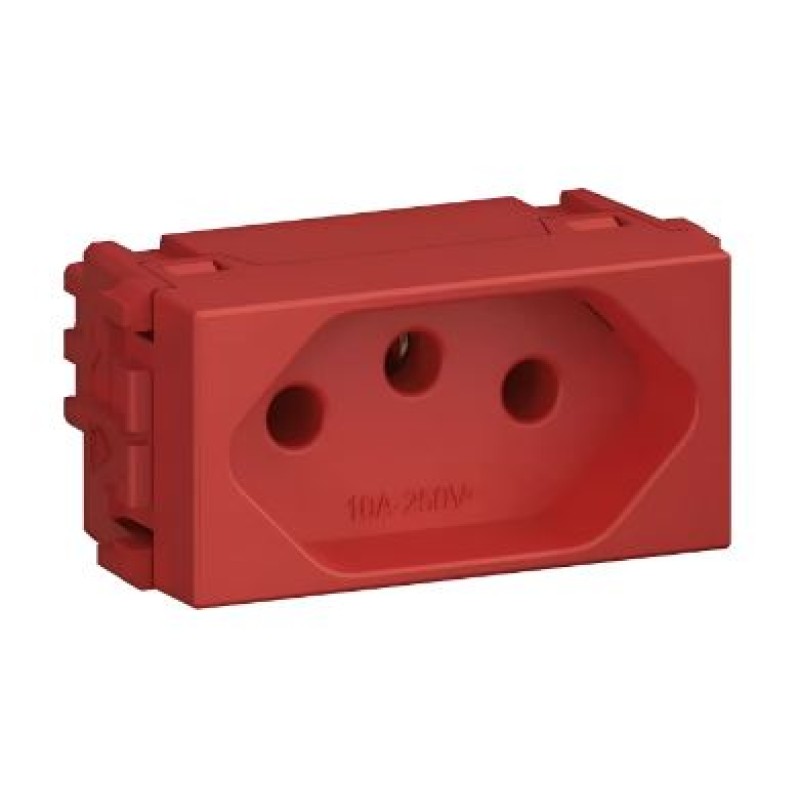 Módulo Tomada 10A Weg Refinatto Vermelho R.14071875