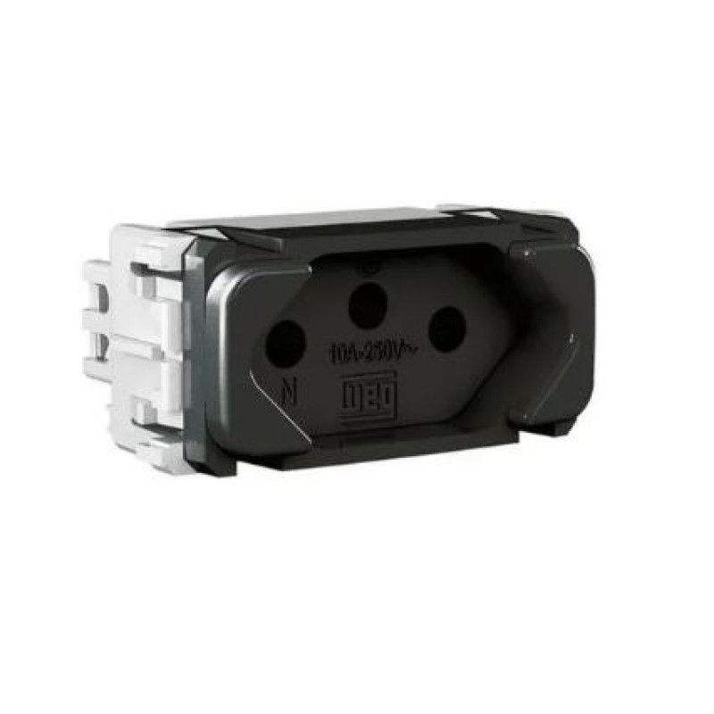 Módulo Tomada 10A Weg Composé Preto R.13387541