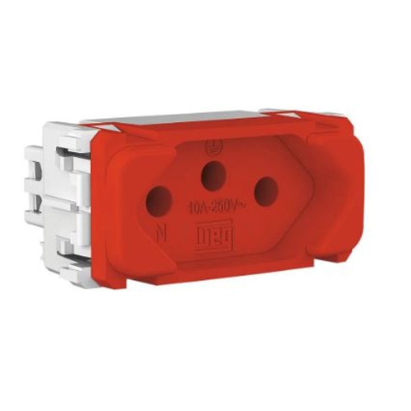 Módulo Tomada 10A Weg Composé Vermelho R.13203150