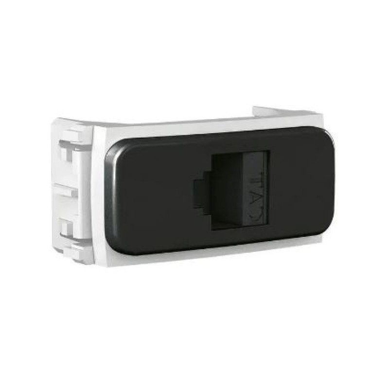 Módulo Tomada RJ45 CAT 5E Weg Composé Preto R.13387546