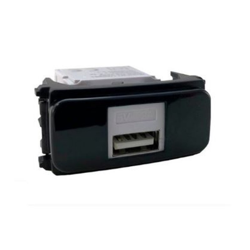 Módulo Tomada Carregador USB Weg Composé Preto R.14643961