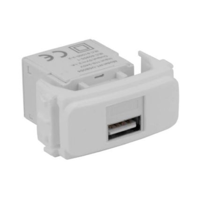 Módulo Tomada Carregador USB Weg Composé Branco R.14601896